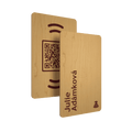WaveTag Vizitka z Javoru s vlastním designem